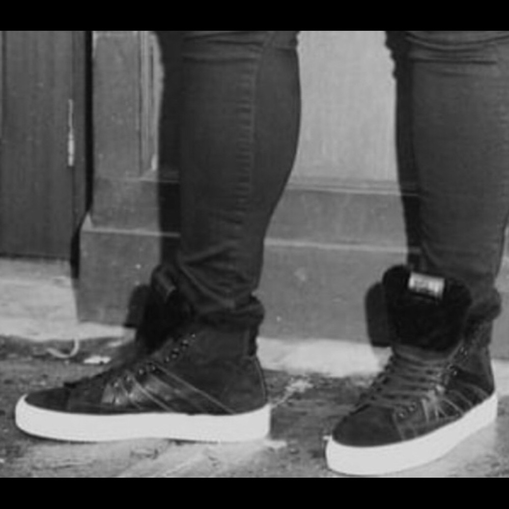 PS821 high top fur sneakers - Picture 2 of 9